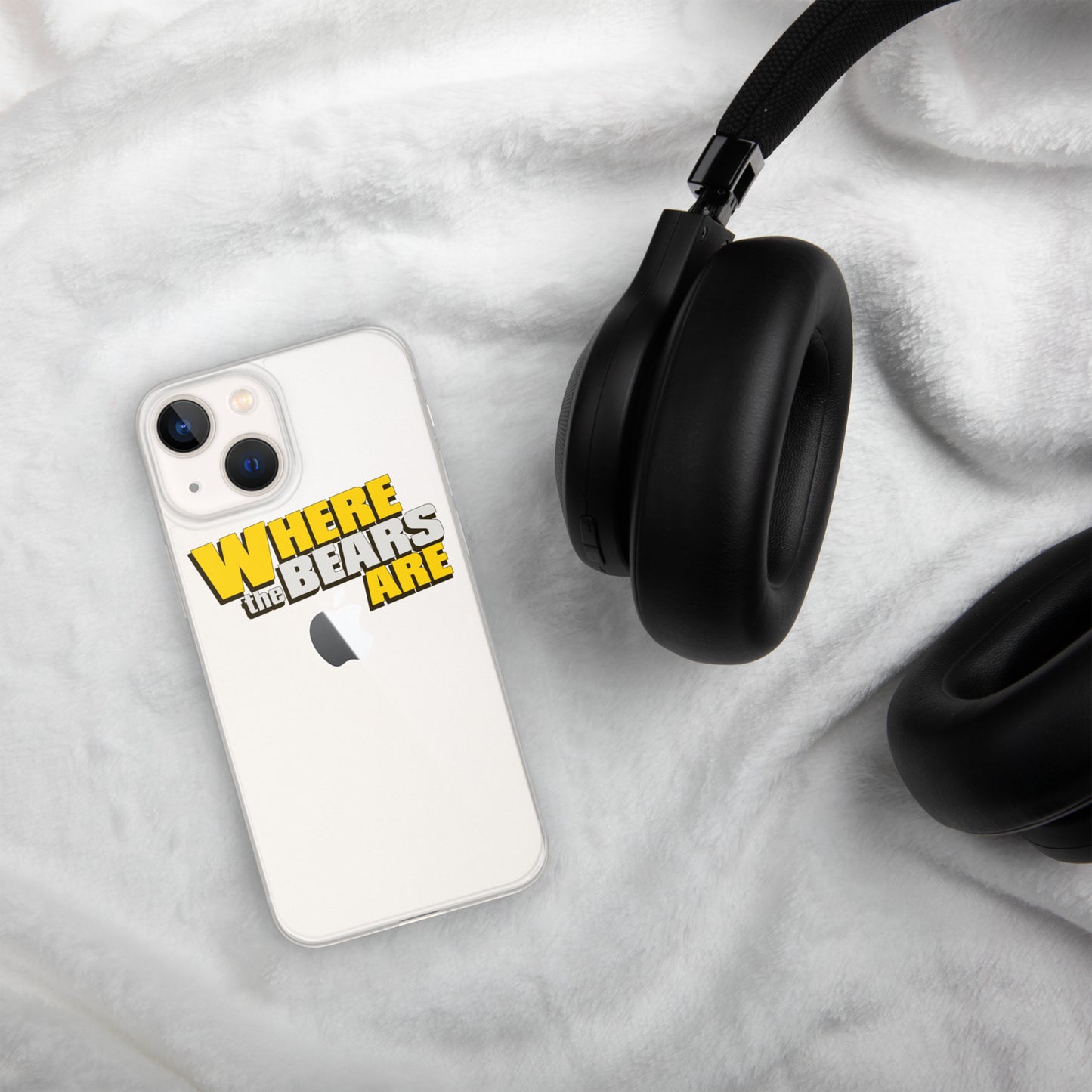 'Where The Bears Are' Logo iPhone Case