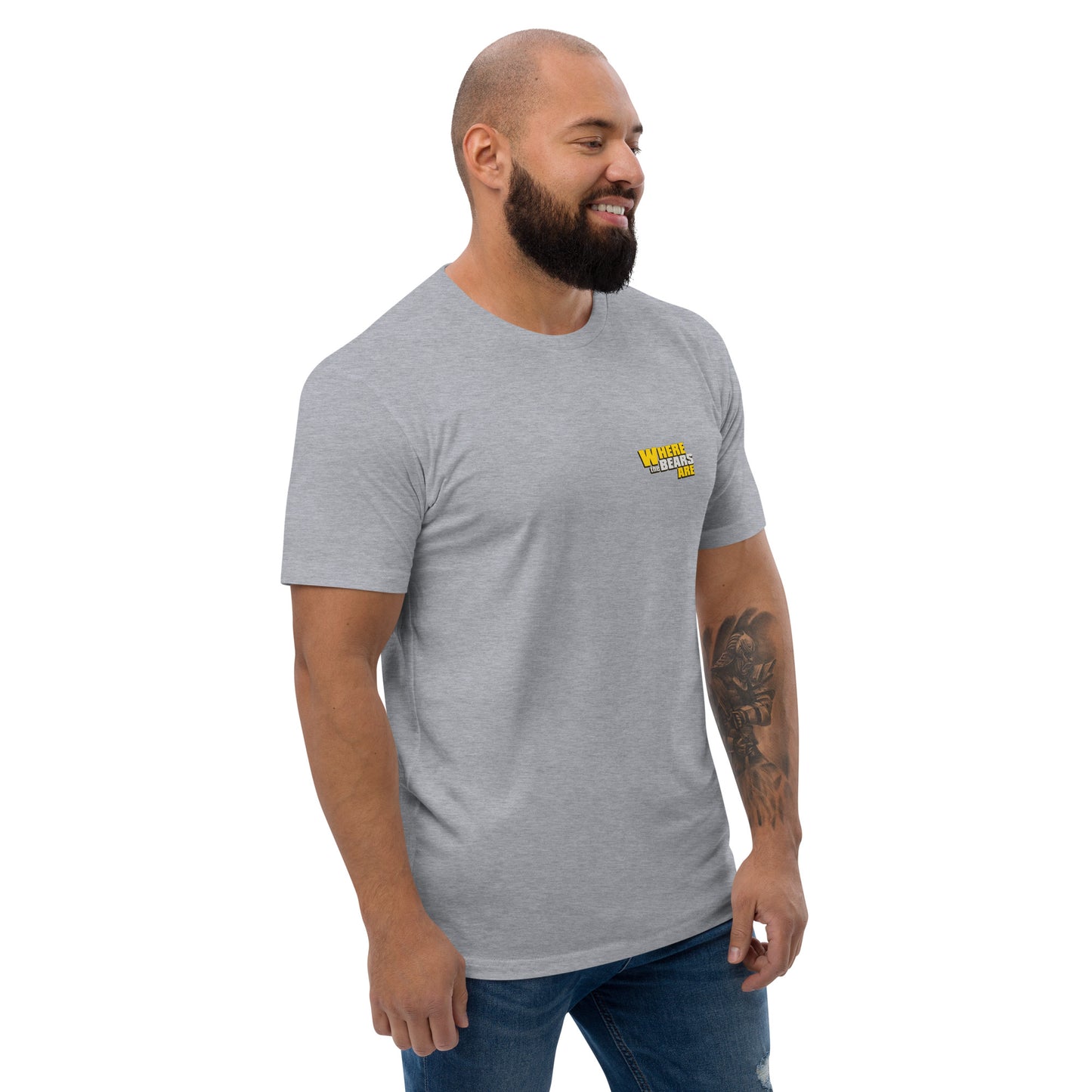 'Where The Bears Are' Small Logo Short Sleeve T-shirt
