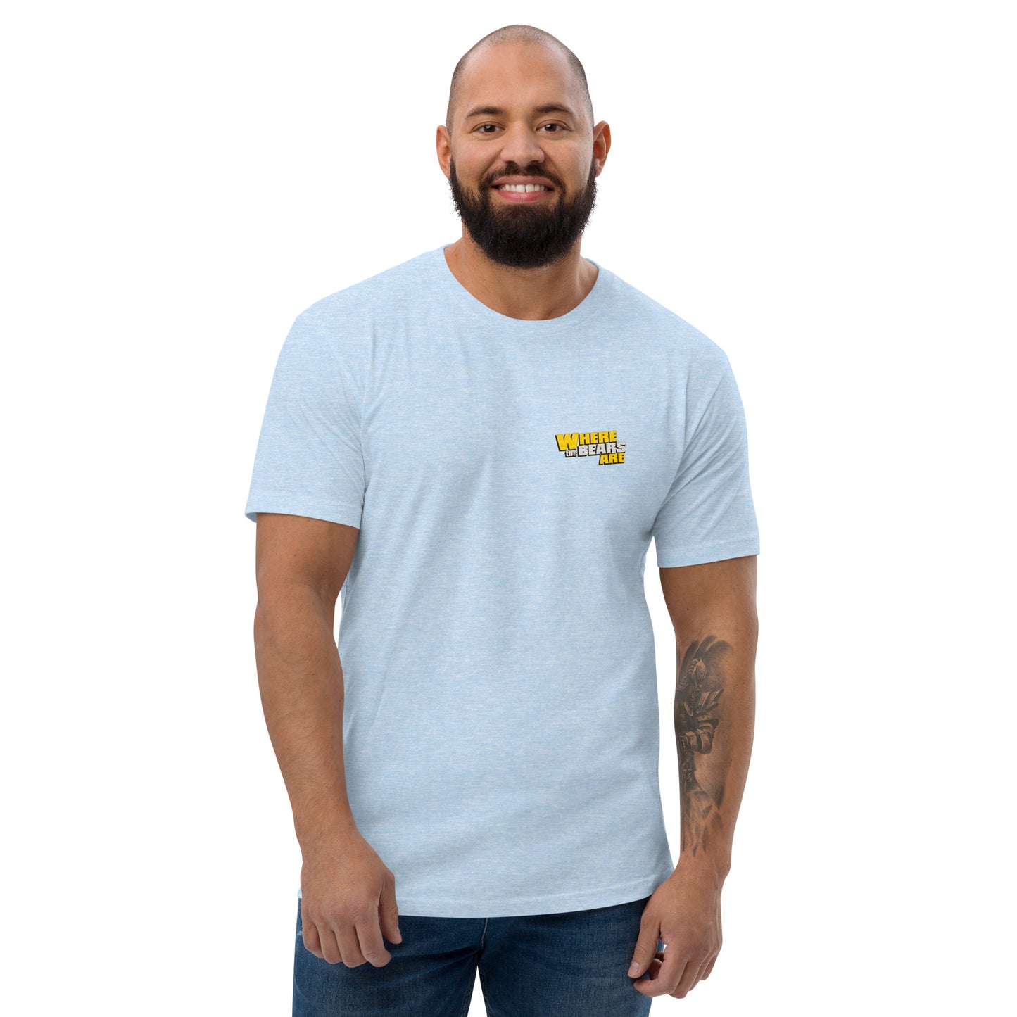 'Where The Bears Are' Small Logo Short Sleeve T-shirt