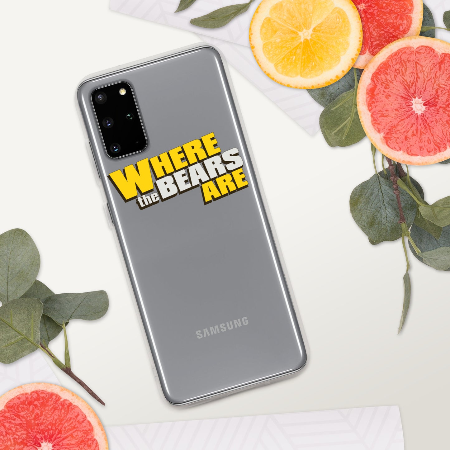'Where The Bears Are' Logo Samsung Case